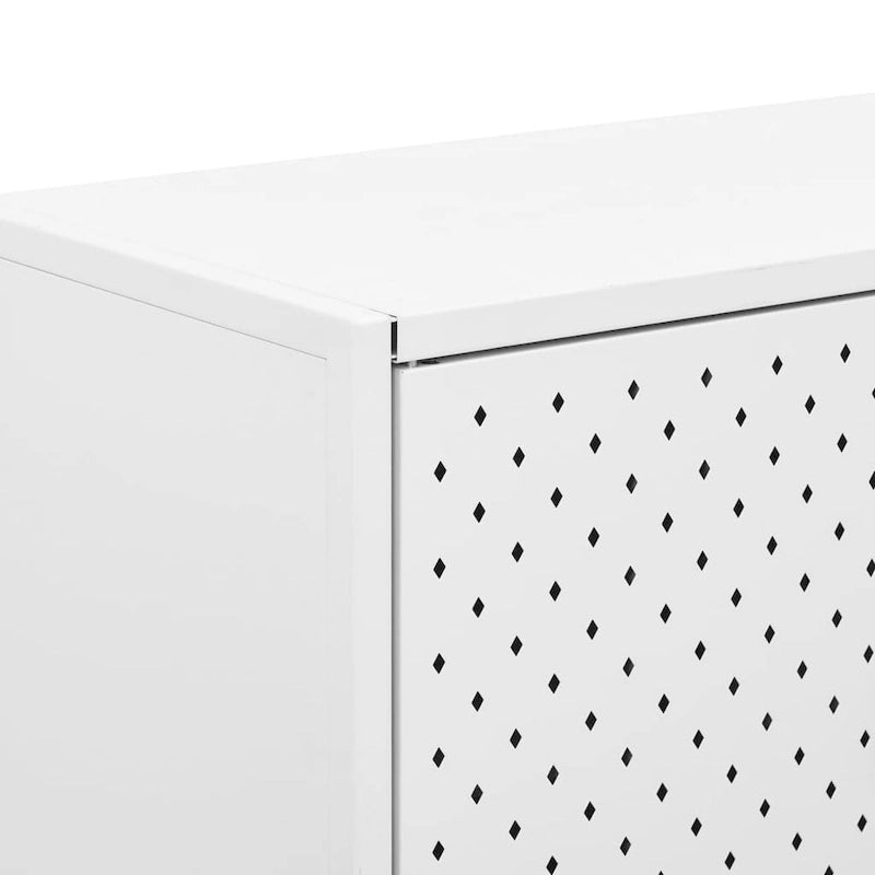 buffet de rangement vidaXL pour cuisine, salon ou entrée, en acier