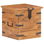 vidaXL Chest 15.7x15.7x15.7 Solid Acacia Wood