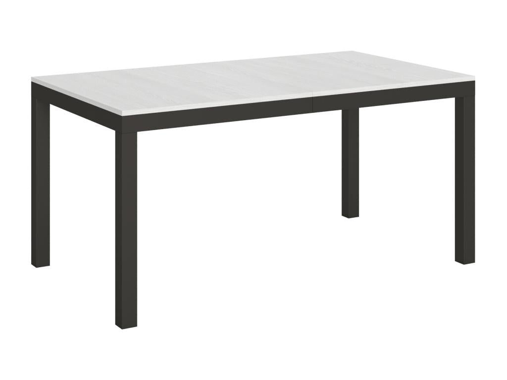 Table blanche, 90 x 160 cm