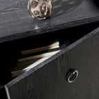Commode Kristien laquée blanche et dorée SAFAVIEH Couture - 61 cm (L) x 46 cm (P) x 66 cm (H)