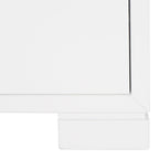 Commode Kristien laquée blanche et dorée SAFAVIEH Couture - 61 cm (L) x 46 cm (P) x 66 cm (H)