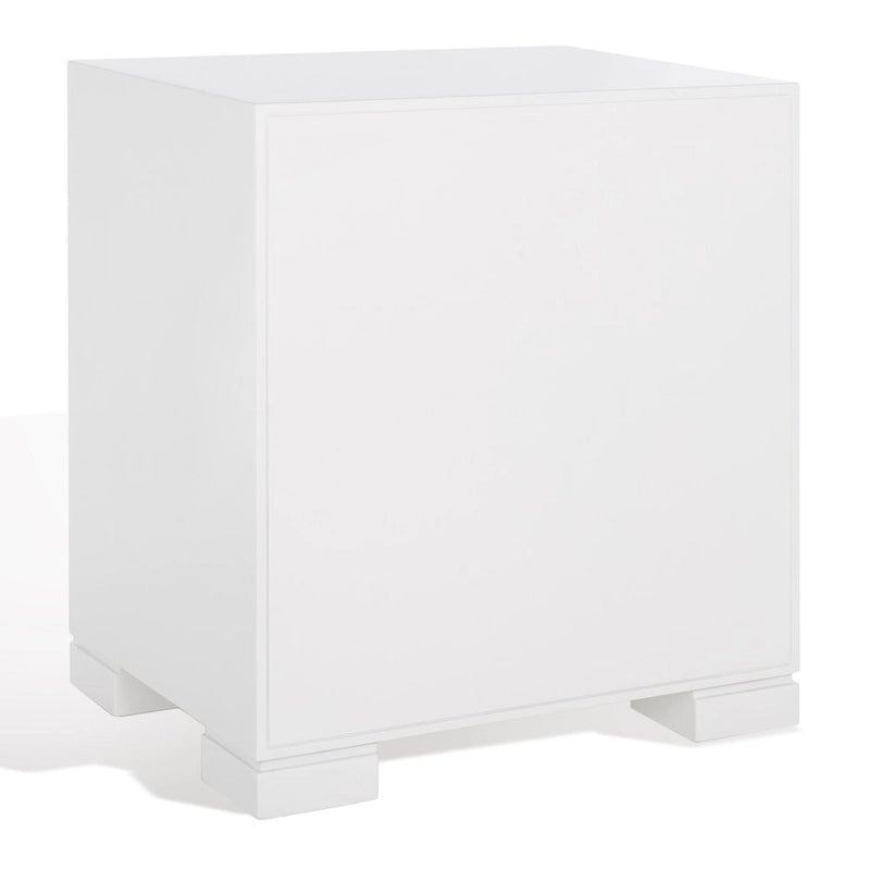 Commode Kristien laquée blanche et dorée SAFAVIEH Couture - 61 cm (L) x 46 cm (P) x 66 cm (H)