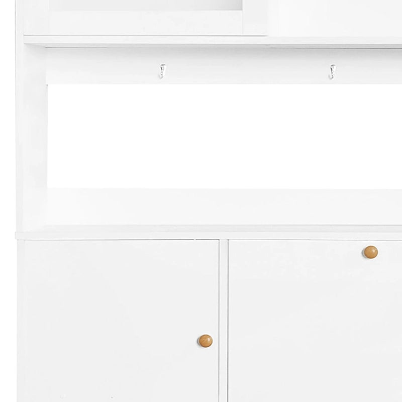 Armoire à chaussures haute, multifonctionnelle et classique, autoportante