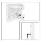 Meuble de rangement à chaussures multifonctionnel minimaliste avec siège rabattable