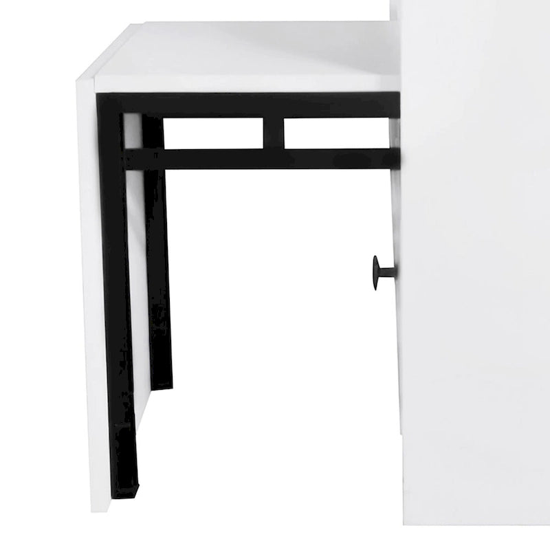 Meuble de rangement à chaussures multifonctionnel minimaliste avec siège rabattable