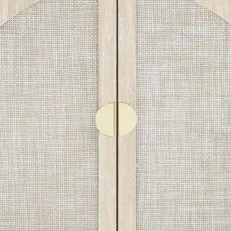 Buffet en rotin, 2 portes et 3 tiroirs - 113 cm (L) x 40 cm (l) x 80 cm (H)