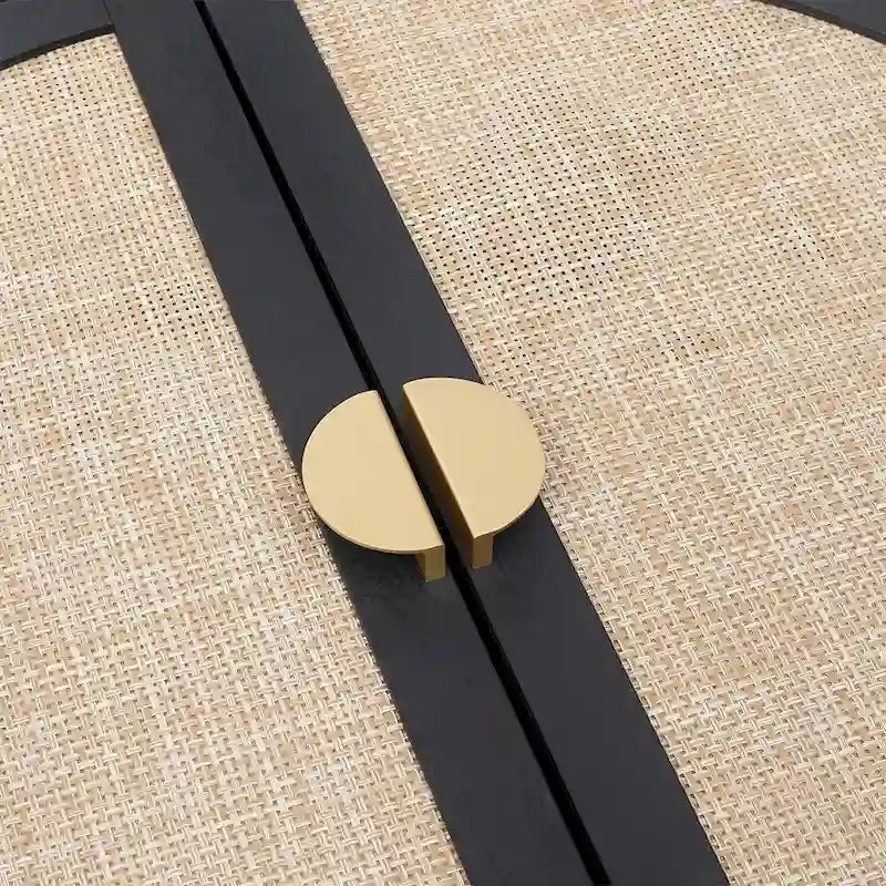 Buffet en rotin, 2 portes et 3 tiroirs - 113 cm (L) x 40 cm (l) x 80 cm (H)