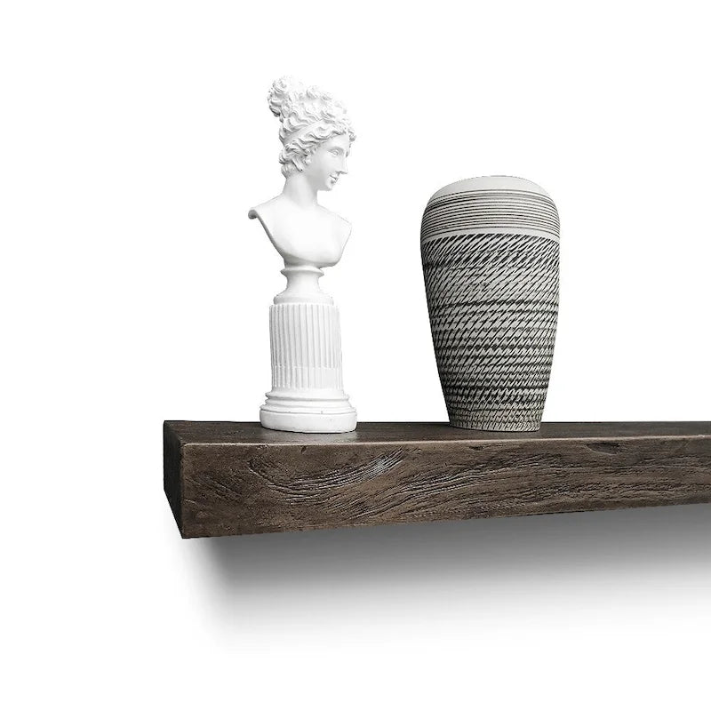 Étagère murale de cheminée de 60 pouces - Étagères flottantes de style campagnard