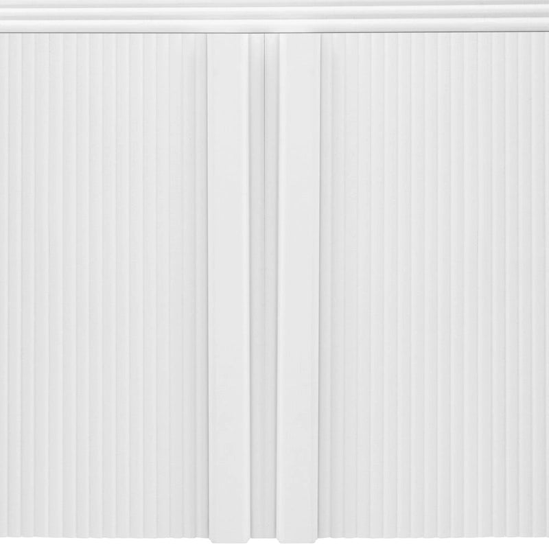 Meuble de rangement moderne en bois à 4 portes, idéal pour le salon, l'entrée ou le couloir.