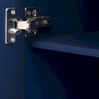 Meuble de rangement moderne en bois à 4 portes, idéal pour le salon, l'entrée ou le couloir.