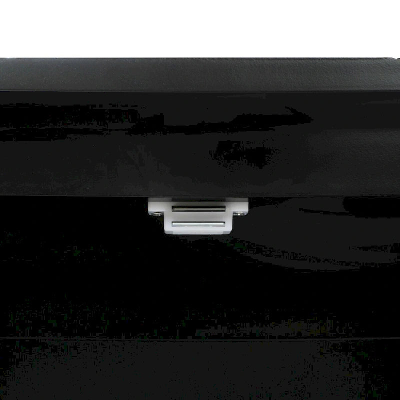 Armoire en bois à 2 portes, style vintage, gris.