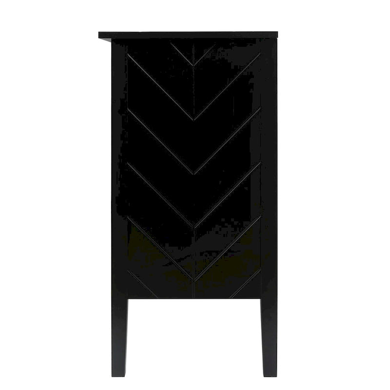 Armoire en bois à 2 portes, style vintage, gris.