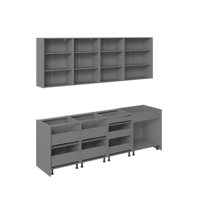 Collection Kitchen Fusion, base noire, largeur 8,5 pi (103 x 24 po)