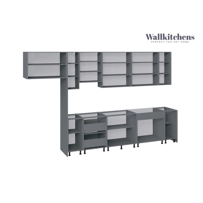 Collection Cuisine Intemporelle, Base Blanc Mat, Largeur 13 pi - 157 x 24