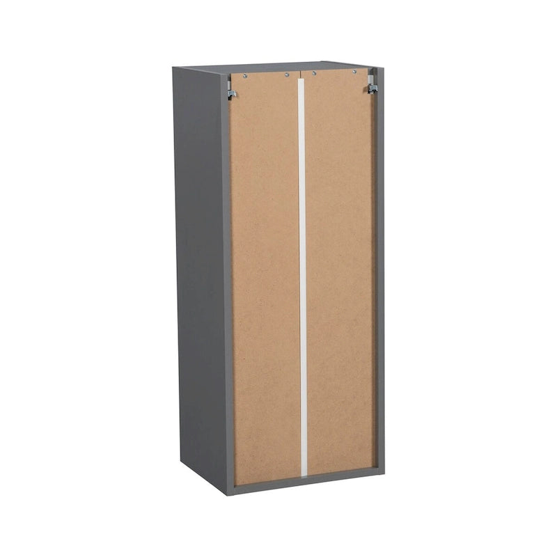 Armoire murale 18 x 36 - Porte simple - Gris - 18 x 36 x 12