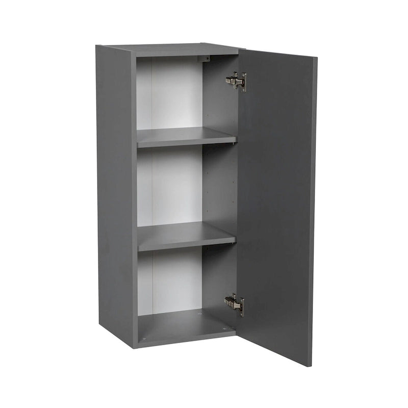 Armoire murale 18 x 36 - Porte simple - Gris - 18 x 36 x 12
