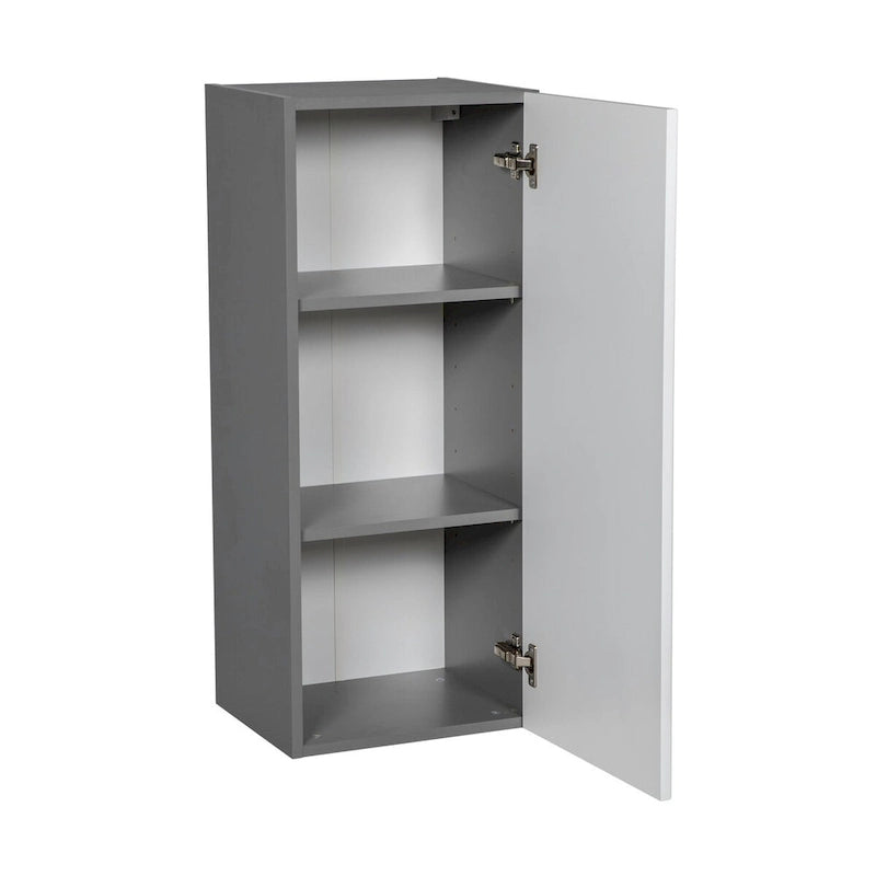 Armoire murale 18 x 36 - Porte simple - Gris - 18 x 36 x 12