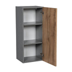 Armoire murale 18 x 36 - Porte simple - Gris - 18 x 36 x 12