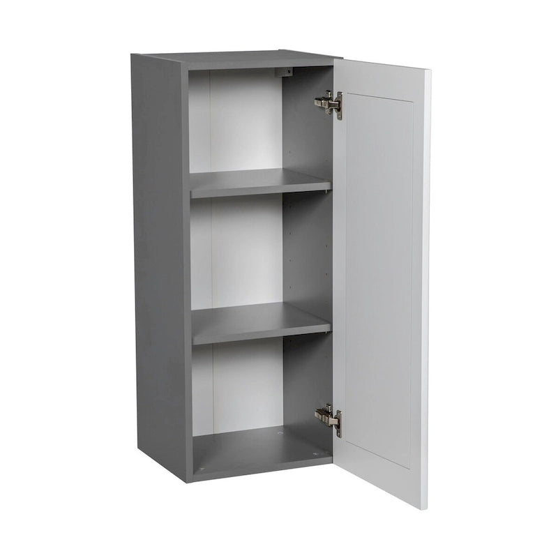 Armoire murale 18 x 36 - Porte simple - Gris - 18 x 36 x 12