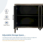 Buffet en sergé de bois à 4 portes