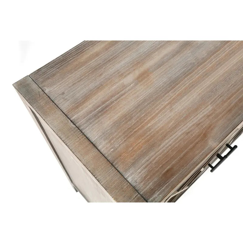 Buffet en sergé de bois à 4 portes