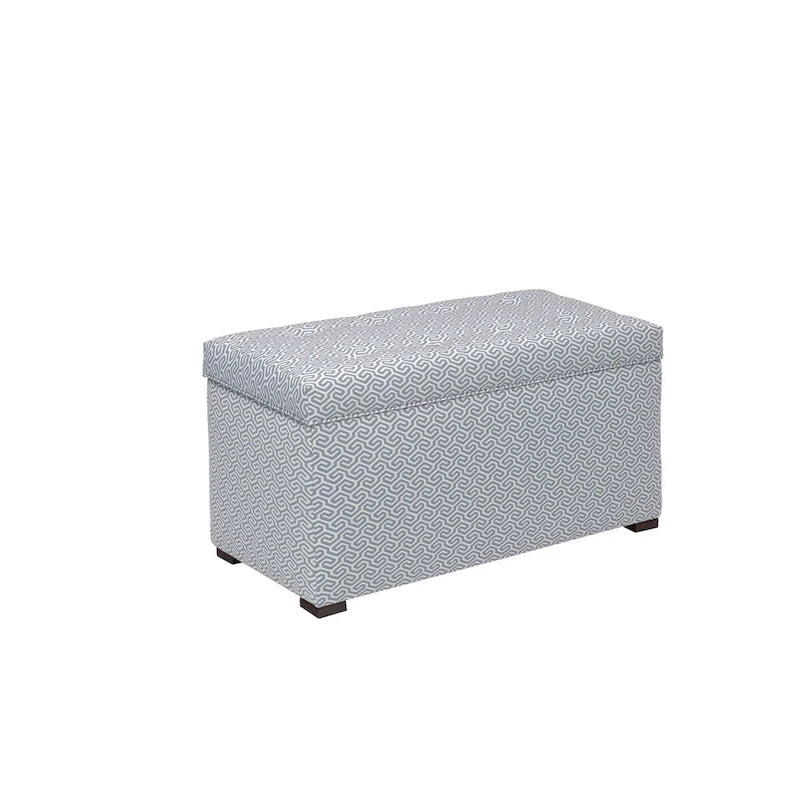 Banc coffre de rangement Angela pour salon de style transitionnel