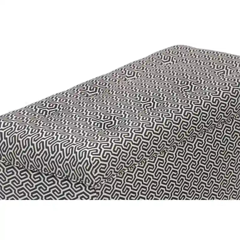 Banc coffre de rangement Angela pour salon de style transitionnel