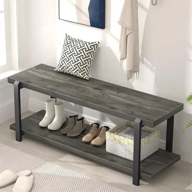 Banc d'entrée - 14 cm (P) x 47 cm (L) x 17,9 cm (H)