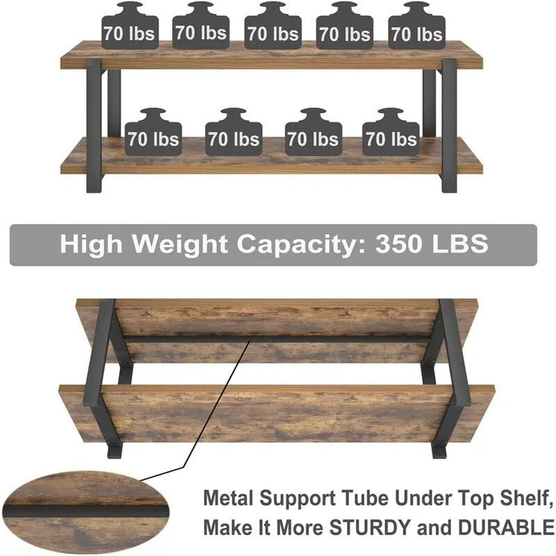 Banc d'entrée - 14 cm (P) x 47 cm (L) x 17,9 cm (H)