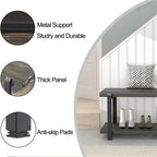 Banc d'entrée - 14 cm (P) x 47 cm (L) x 17,9 cm (H)