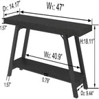 Banc de rangement pour chambre à coucher - 14,2 cm (P) x 47 cm (L) x 18,2 cm (H)