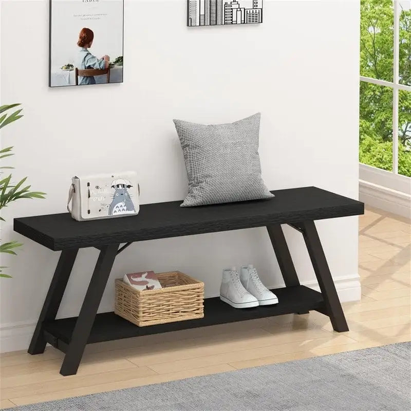 Banc de rangement pour chambre à coucher - 14,2 cm (P) x 47 cm (L) x 18,2 cm (H)