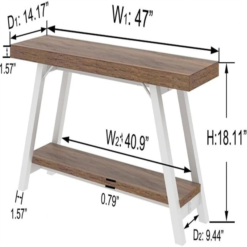 Banc de rangement pour chambre à coucher - 14,2 cm (P) x 47 cm (L) x 18,2 cm (H)