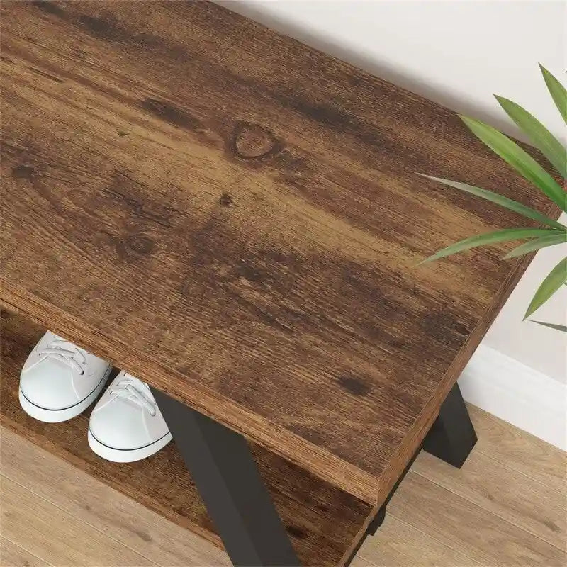 Banc de rangement pour chambre à coucher - 14,2 cm (P) x 47 cm (L) x 18,2 cm (H)