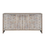 Meuble d'appoint style ferme, buffet en bois à 4 portes, meuble de rangement