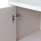 Meuble d'appoint style ferme, buffet en bois à 4 portes, meuble de rangement