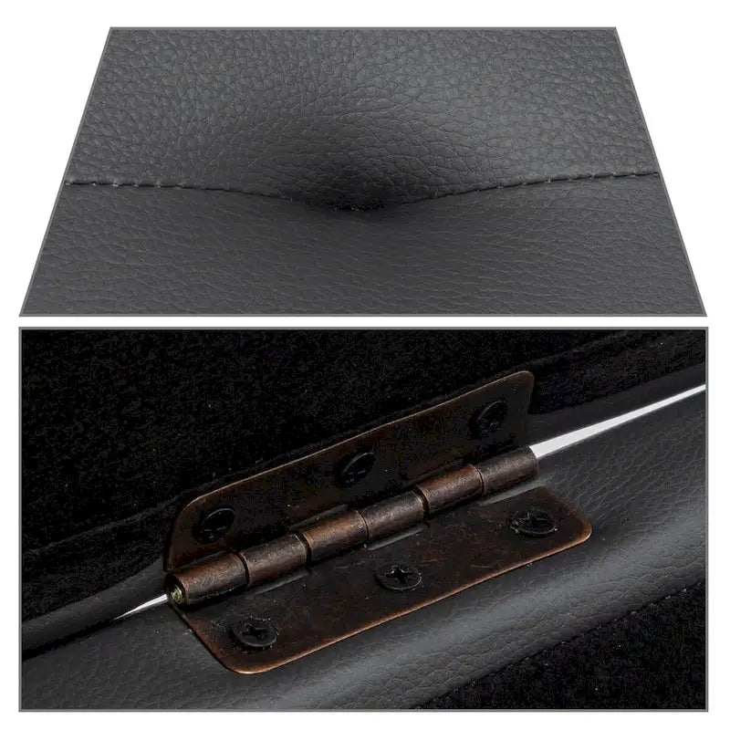 Banc de rangement moderne et élégant, capitonné, avec couvercle rabattable