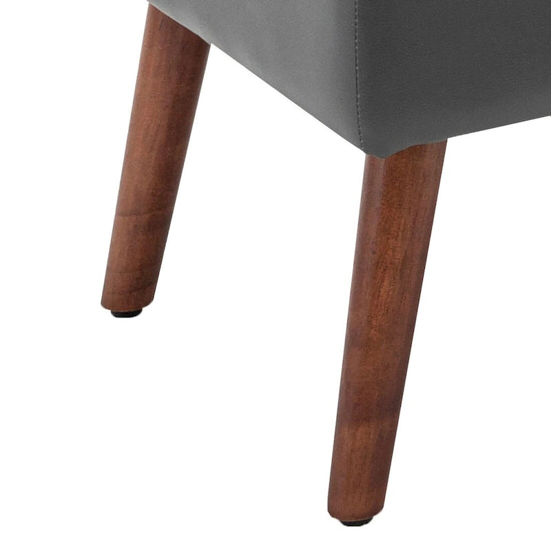 Banc de rangement moderne et élégant, capitonné, avec couvercle rabattable