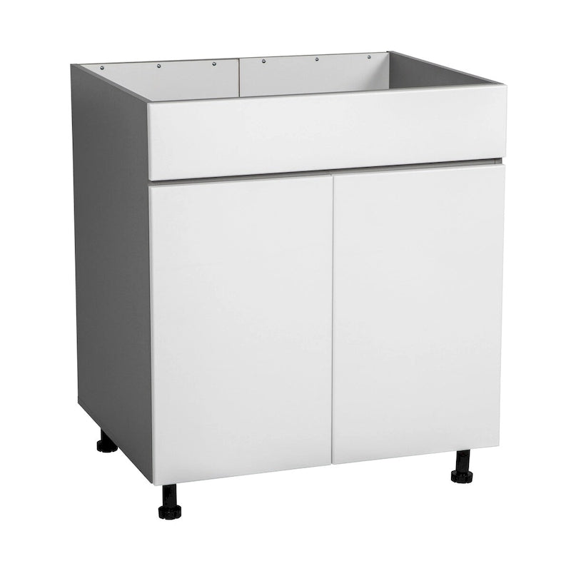 Meuble sous-évier 36 po - Porte double haute - Gris - 36 x 34 1/2 x 23 3/8