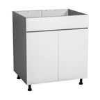 Meuble sous-évier 36 po - Porte double haute - Gris - 36 x 34 1/2 x 23 3/8