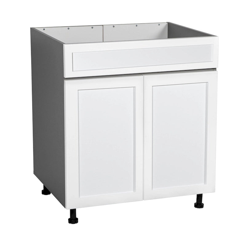 Meuble sous-évier 36 po - Porte double haute - Gris - 36 x 34 1/2 x 23 3/8