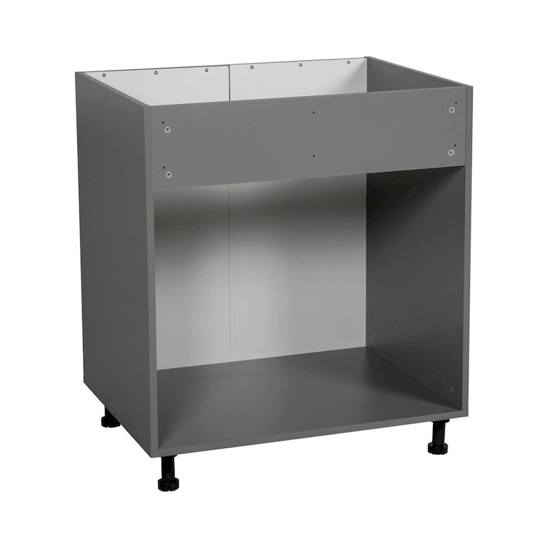 36 Sink Base Cabinets-High Double Door-Grey - 36 x 34 1/2 x 23 3/8