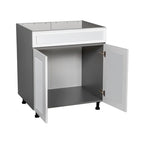 Meuble sous-évier 36 po - Porte double haute - Gris - 36 x 34 1/2 x 23 3/8