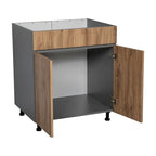 Meuble sous-évier 36 po - Porte double haute - Gris - 36 x 34 1/2 x 23 3/8