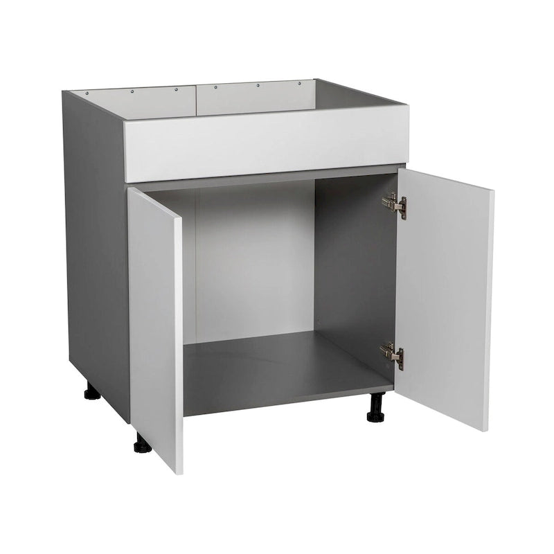 Meuble sous-évier 36 po - Porte double haute - Gris - 36 x 34 1/2 x 23 3/8