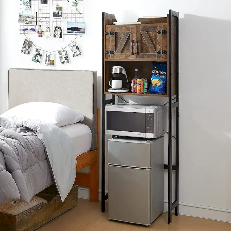 Rangement pour réfrigérateur Yak About It Dorm Hutch de DormCo - 23,60 L x 9,85 P x 74 H