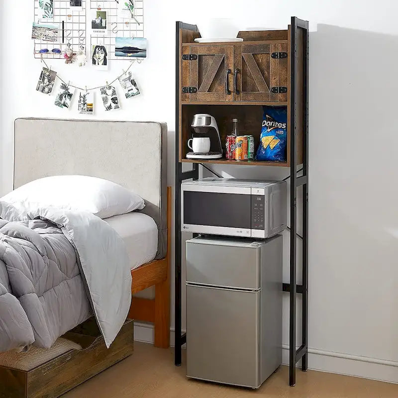 Rangement pour réfrigérateur Yak About It Dorm Hutch de DormCo - 23,60 L x 9,85 P x 74 H