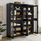 Ensemble de 2 armoires de rangement de cuisine Crosley Essen avec portes vitrées