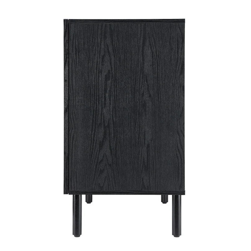 Armoire noire Merk à 2 portes