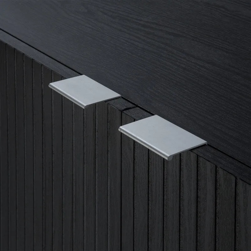 Armoire noire Merk à 2 portes